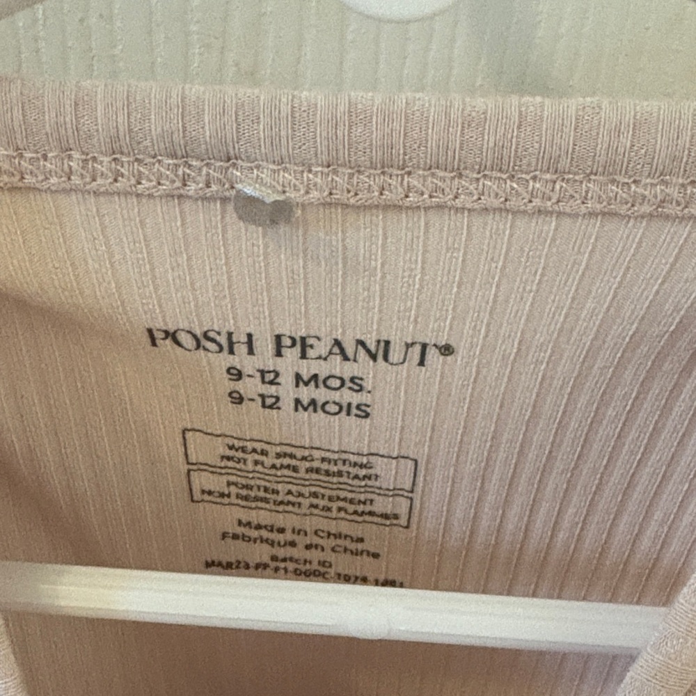 Posh Peanut Bamboo Ruffle Ribbed Sleeper - Picture 2 of 7